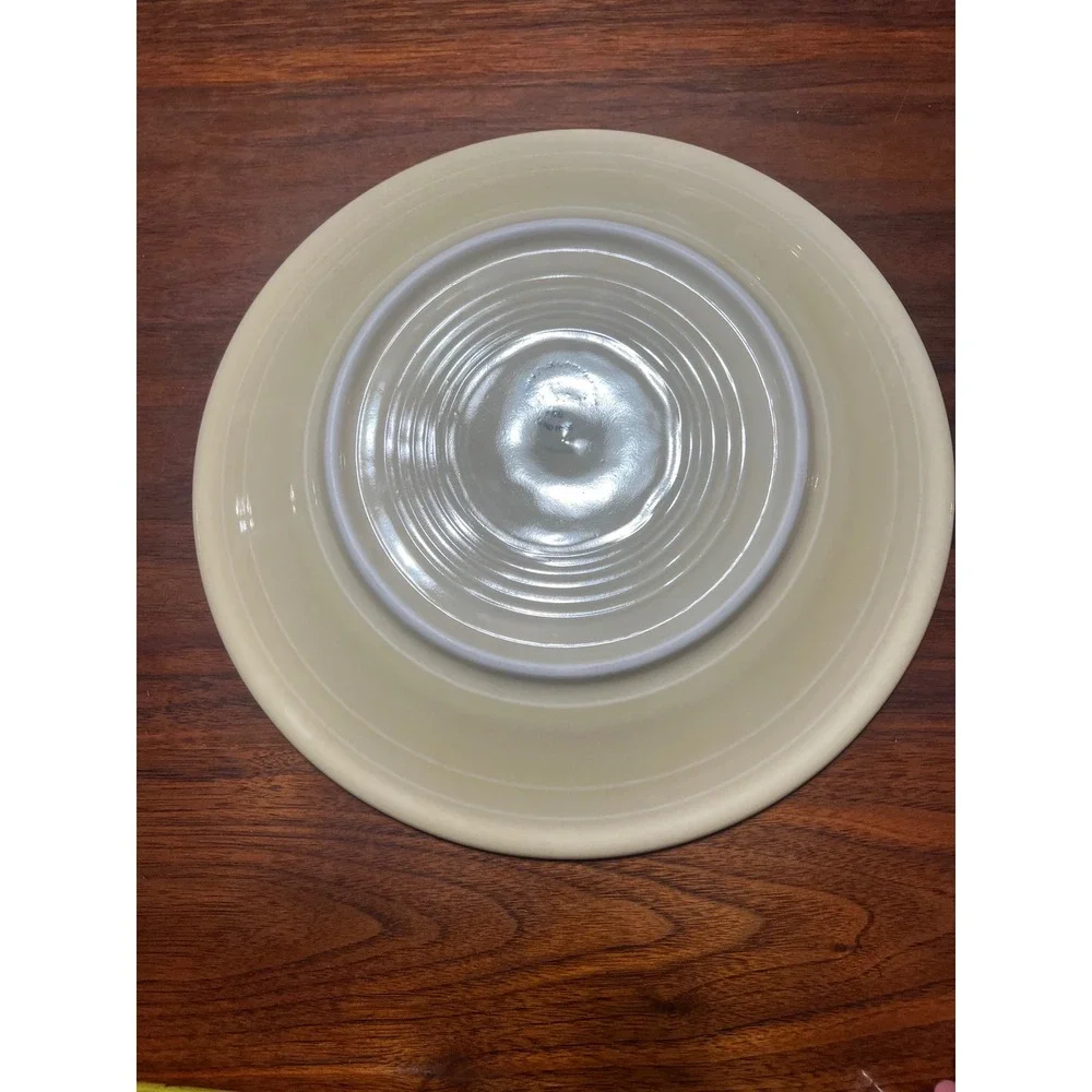 Fiesta Dinner Plate Light Yellow/Ivory Homer‎ Laughlin